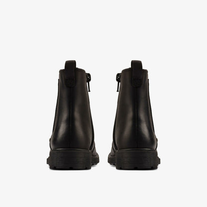 Clarks Classic / Astrol Orin Kid Black Leather