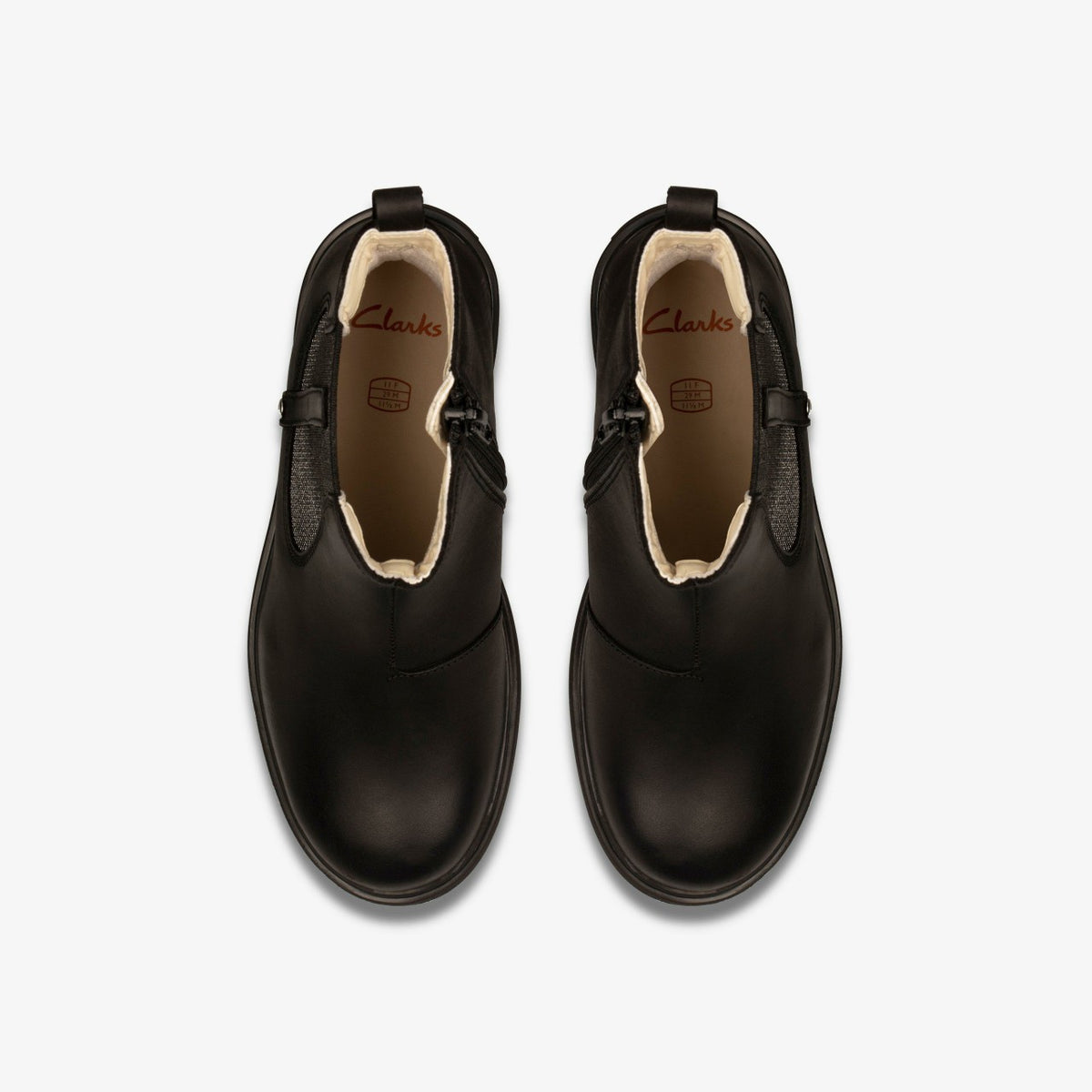 Clarks Classic / Astrol Orin Kid Black Leather