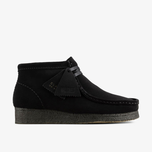 Clarks Premium / Wallabee Boot Black Suede
