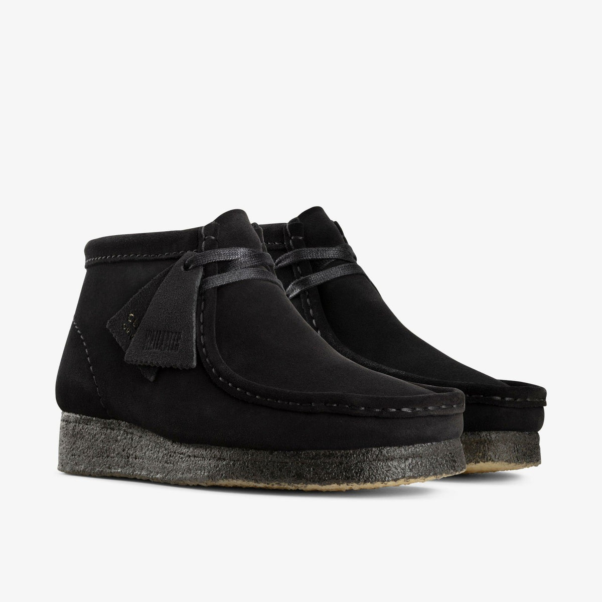 Clarks Premium / Wallabee Boot Black Suede