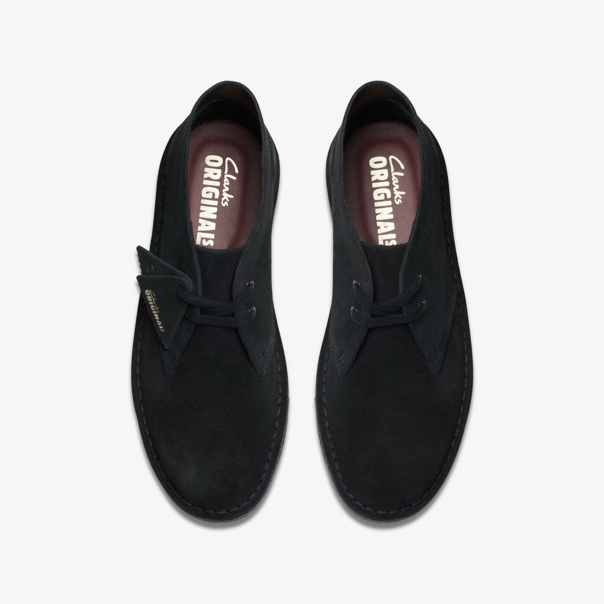 Clarks New / Desert Boot Black Suede