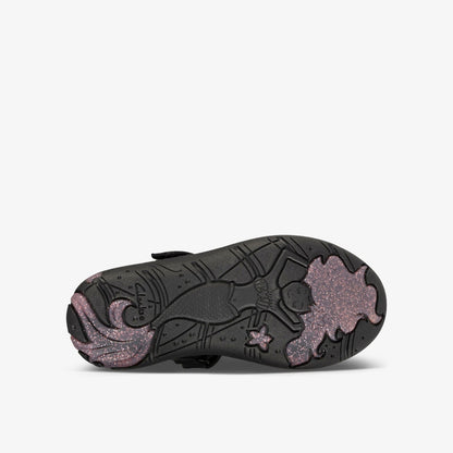 Clarks Deals / Sea Shimmer Toddler Black Leather