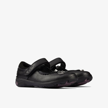 Clarks Deals / Sea Shimmer Toddler Black Leather