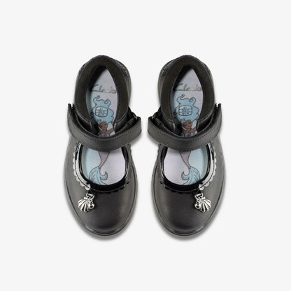 Clarks Deals / Sea Shimmer Toddler Black Leather