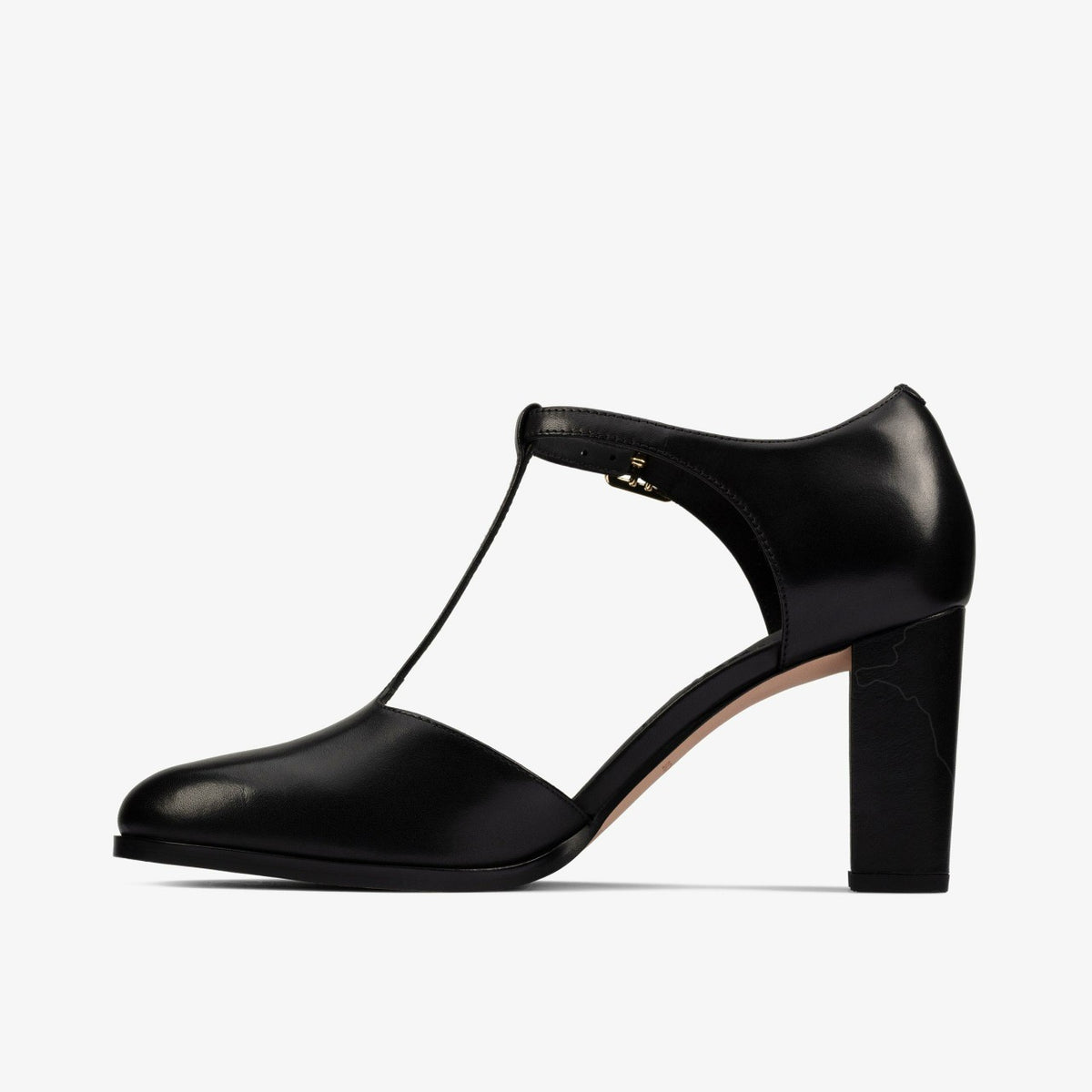 Clarks Sale / Kaylin 85 T Bar Black Leather