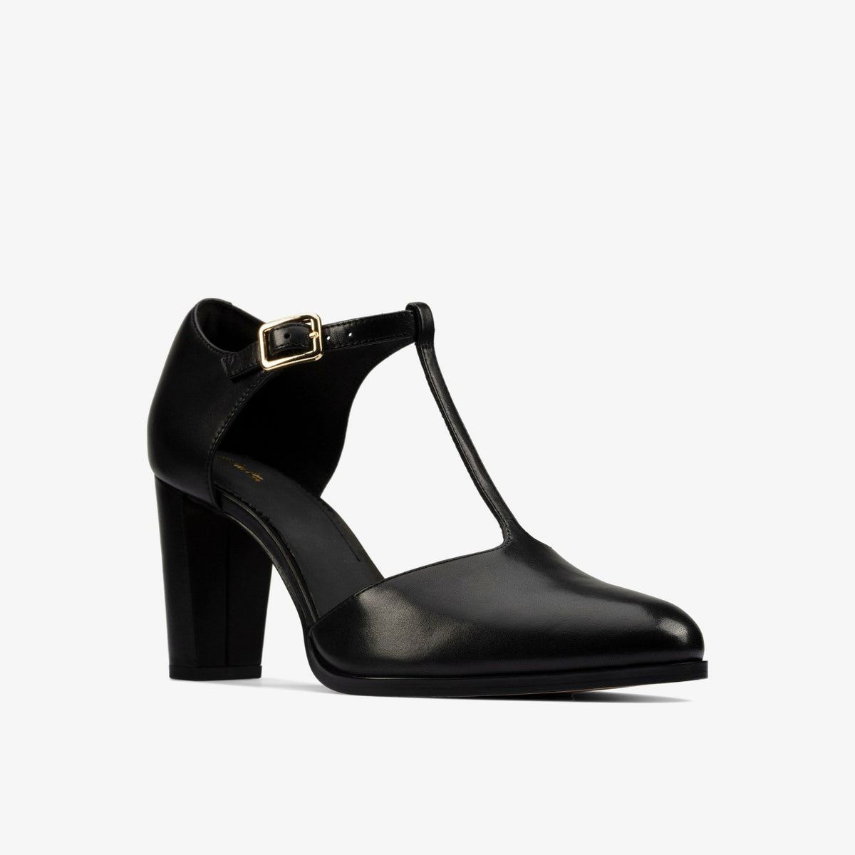 Clarks Sale / Kaylin 85 T Bar Black Leather