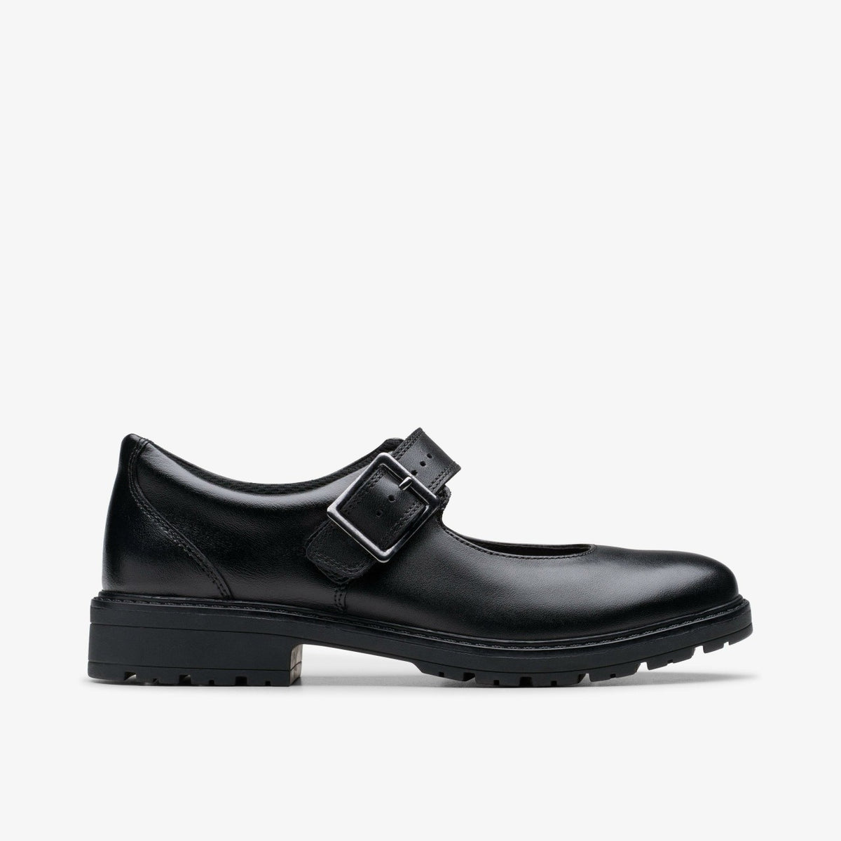 Clarks Hot Sale / Loxham Walk Youth Black Leather