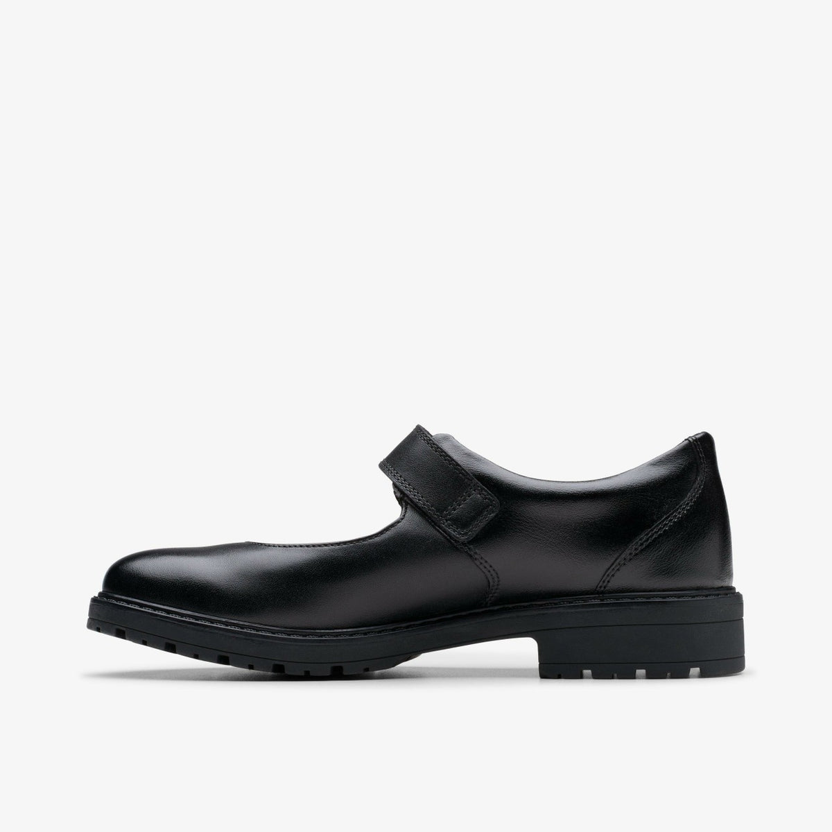 Clarks Hot Sale / Loxham Walk Youth Black Leather