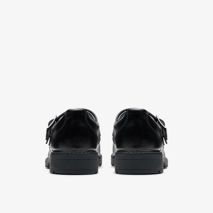 Clarks Hot Sale / Loxham Walk Youth Black Leather