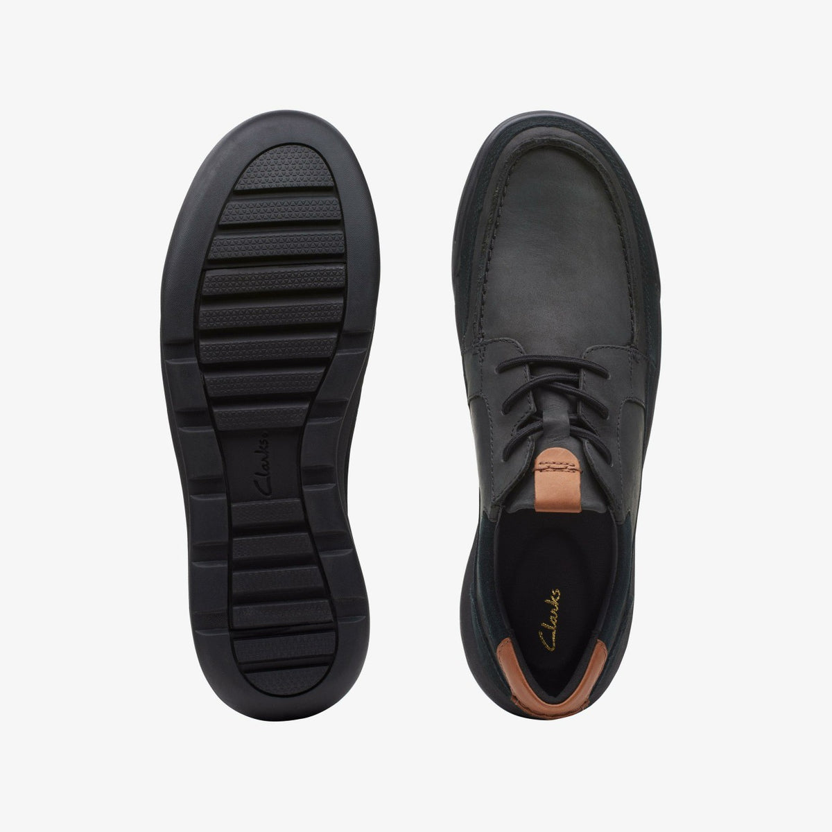 Clarks New / Ashcombe Craft Black Leather