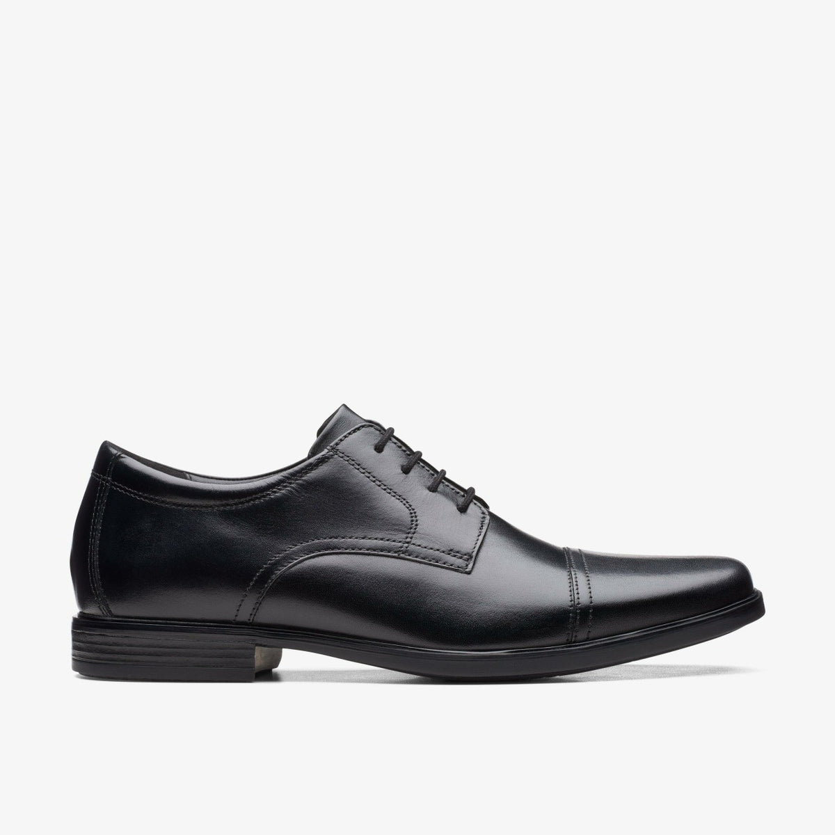 Clarks Deals / Howard Cap Black Leather