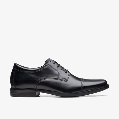 Clarks Deals / Howard Cap Black Leather