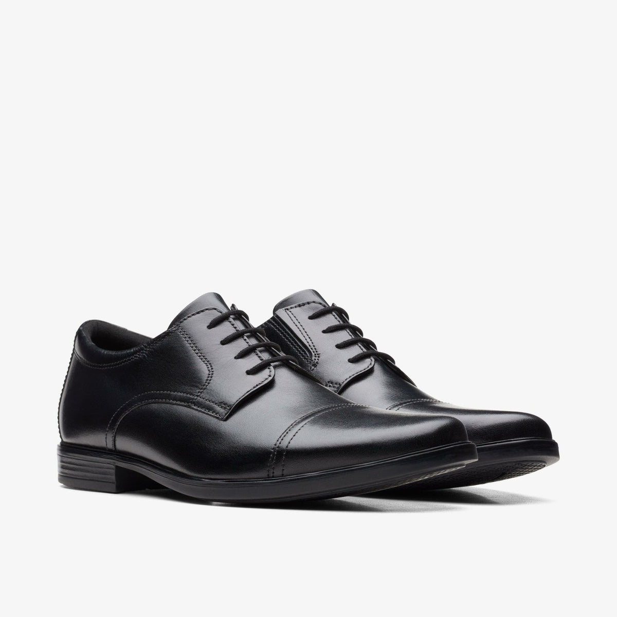 Clarks Deals / Howard Cap Black Leather