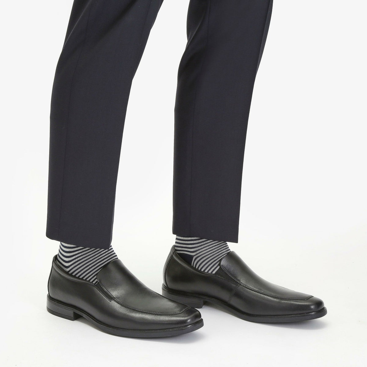 Clarks Popular / Howard Edge Loafer Black Leather