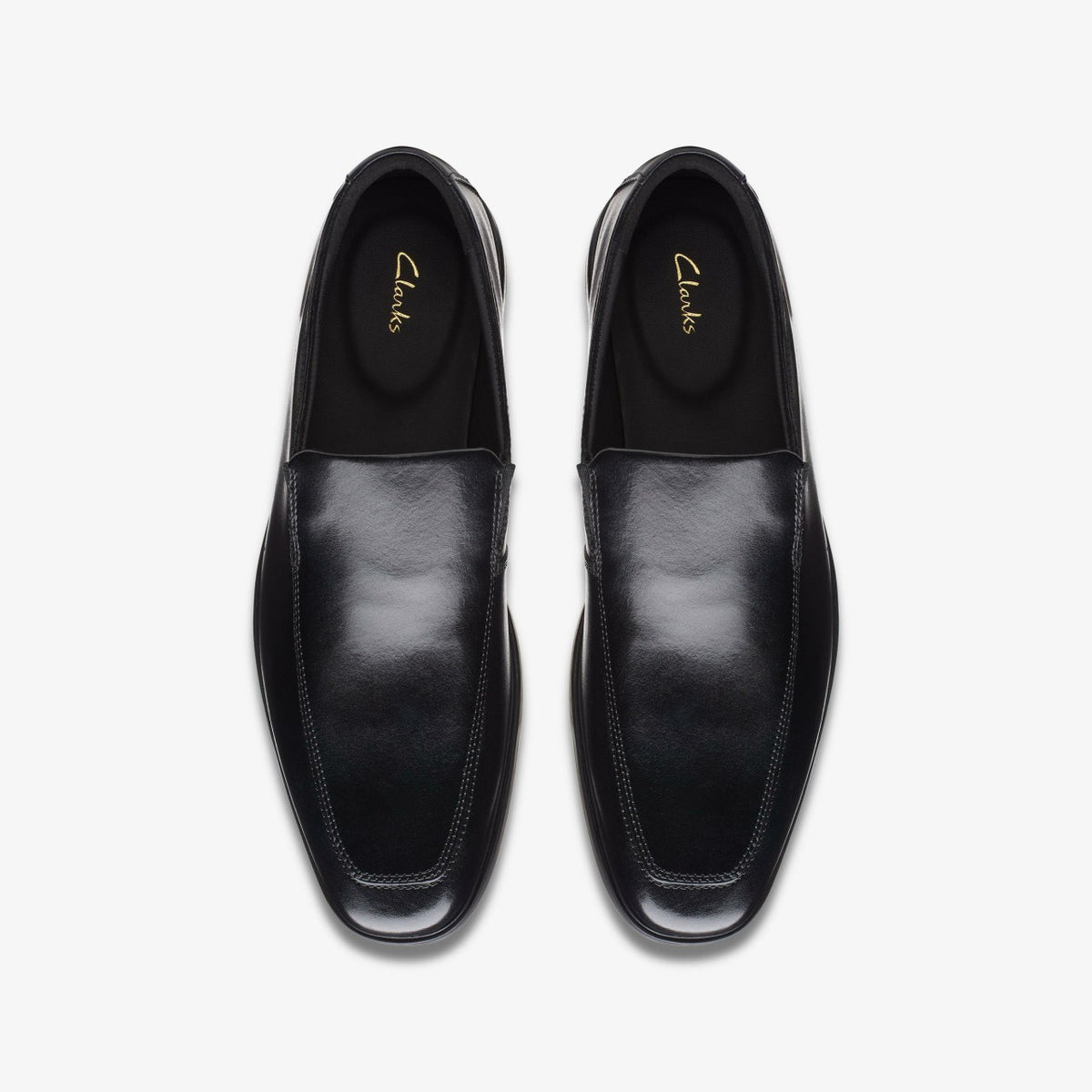 Clarks Popular / Howard Edge Loafer Black Leather
