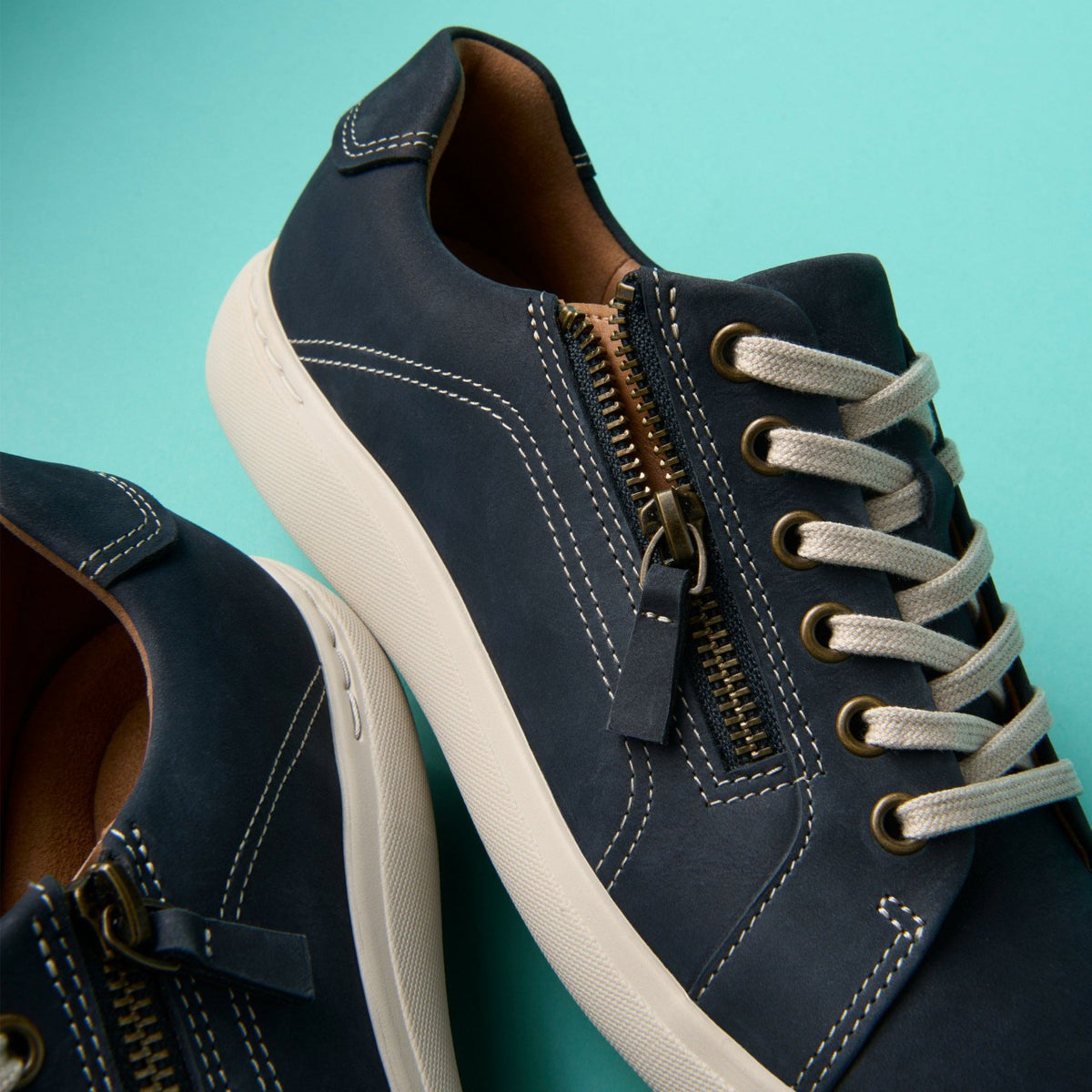 Clarks Hot Sale / Nalle Lace Navy Nubuck