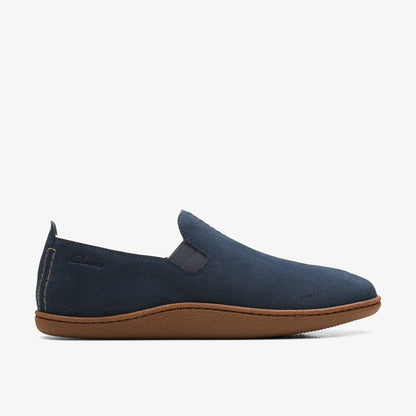 Clarks Trusted / Home Mocc Slipper Navy Suede