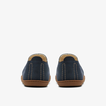 Clarks Trusted / Home Mocc Slipper Navy Suede