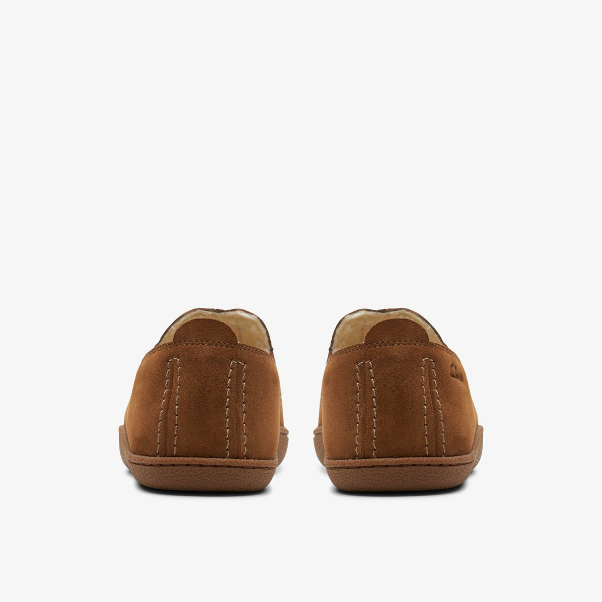 Clarks Quality / Home Mocc Slipper Tan Suede