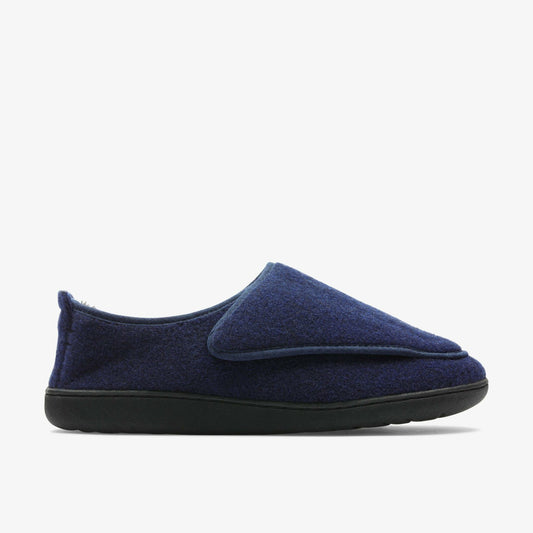 Clarks Latest / King Riptape Slipper Navy