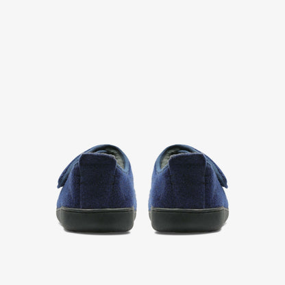 Clarks Latest / King Riptape Slipper Navy