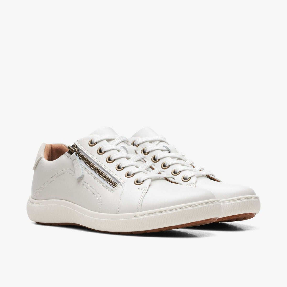 Clarks Latest / Nalle Lace White Leather