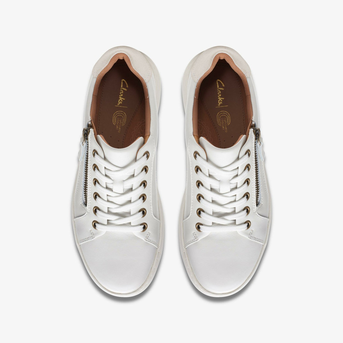 Clarks Latest / Nalle Lace White Leather