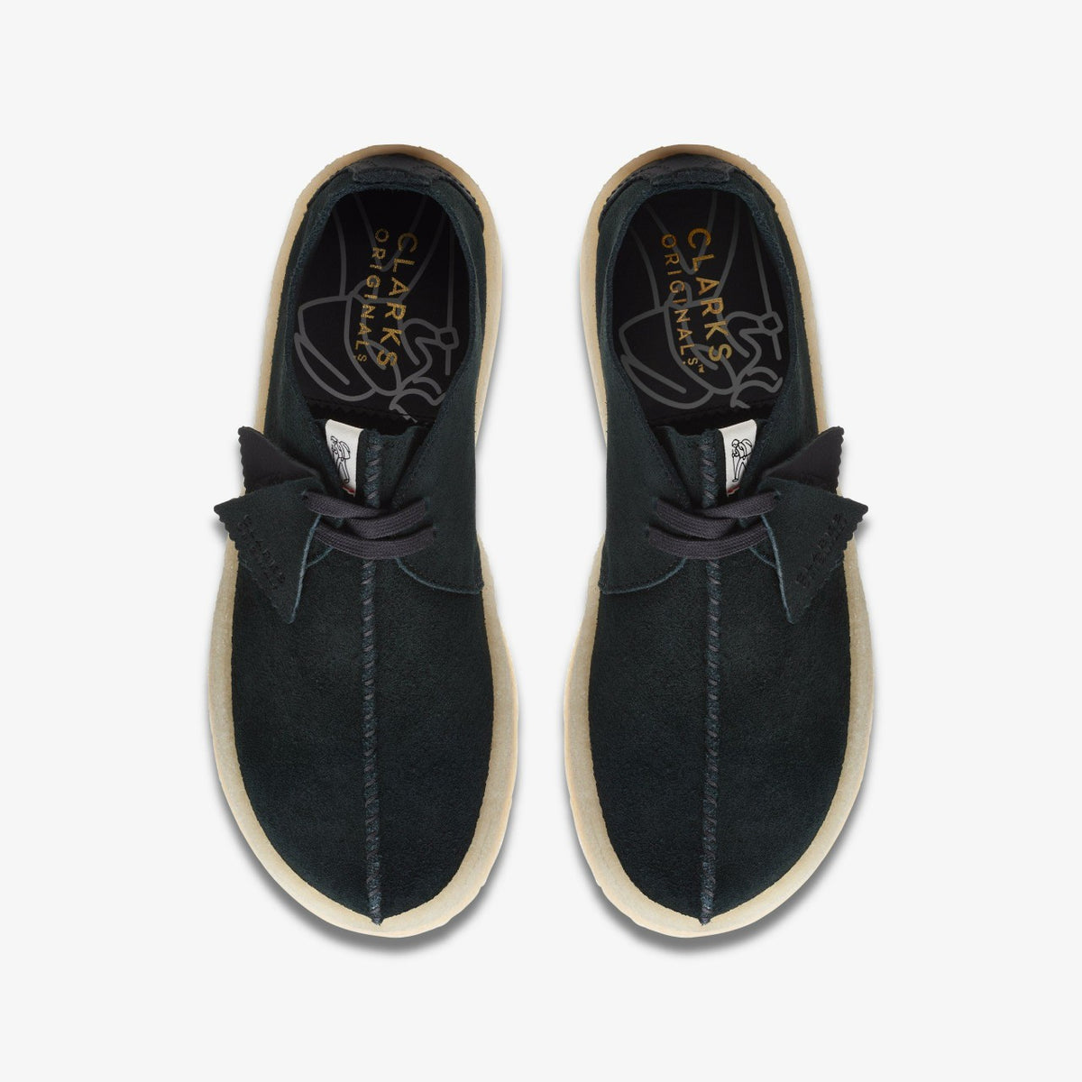 Clarks Premium / Trek Cup Black Suede