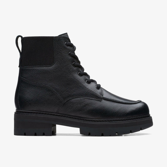 Clarks Signature / Orianna Mid Black Warmlined Leather