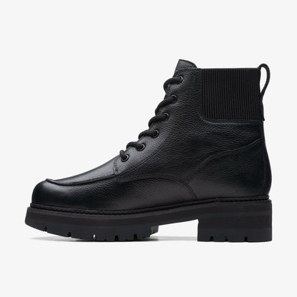 Clarks Signature / Orianna Mid Black Warmlined Leather