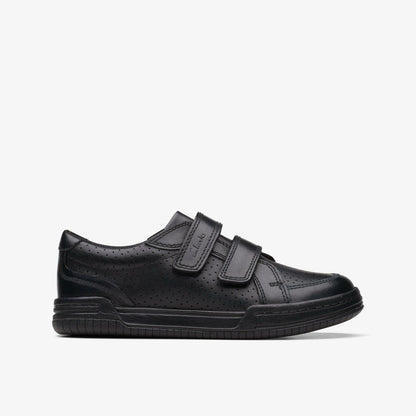Clarks Customer Favorite / Fawn Strap Kid Black Leather