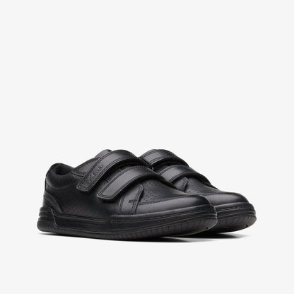 Clarks Customer Favorite / Fawn Strap Kid Black Leather