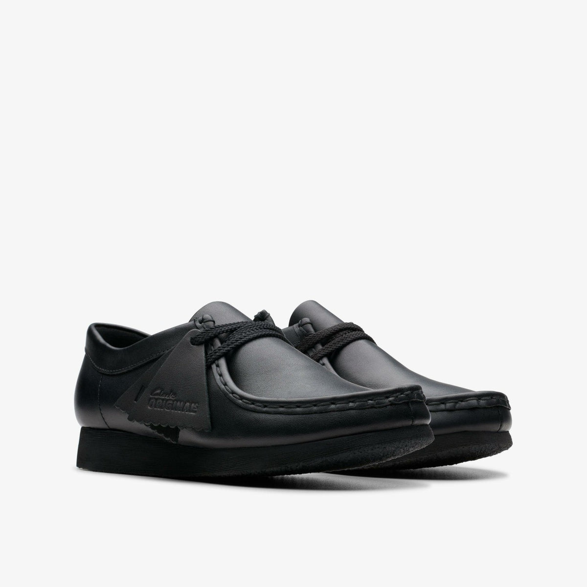 Clarks Deals / Wallabee Older Black Leather