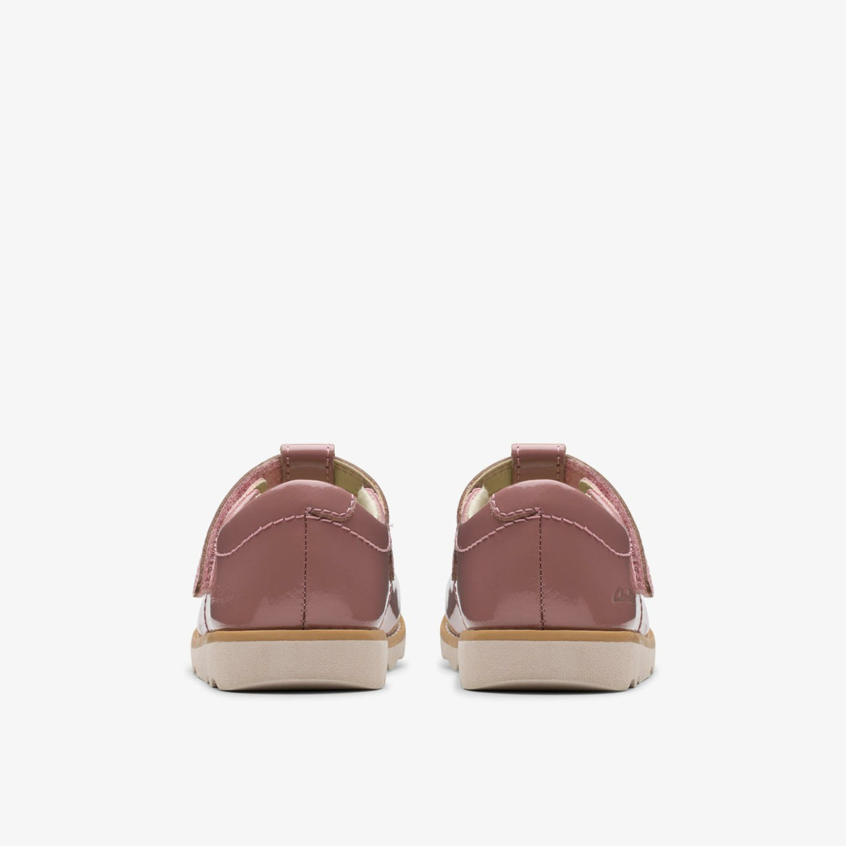 Clarks Sale / Crown Teen Toddler Dusty Pink Patent