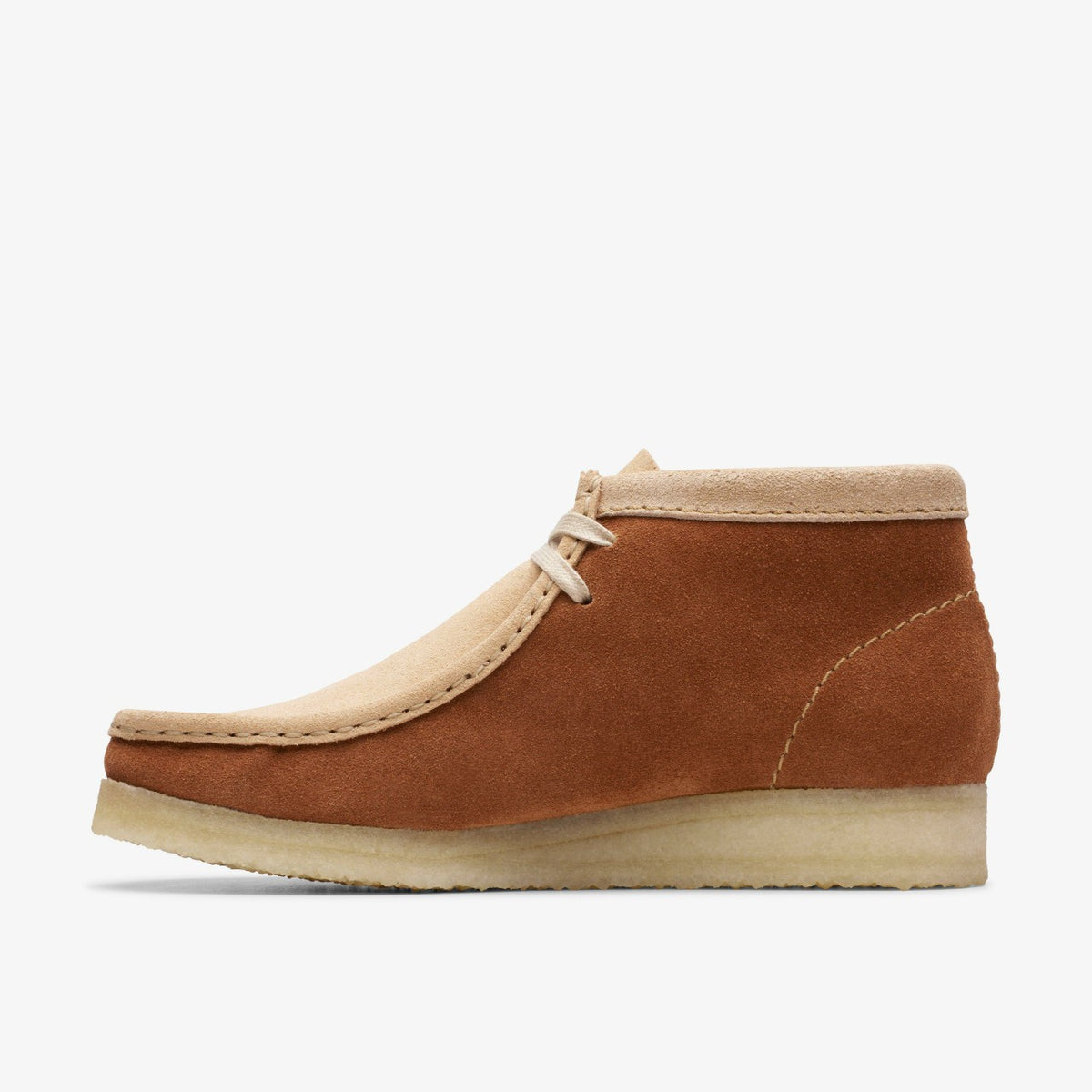 Clarks Featured / Wallabee Boot Tan Combination
