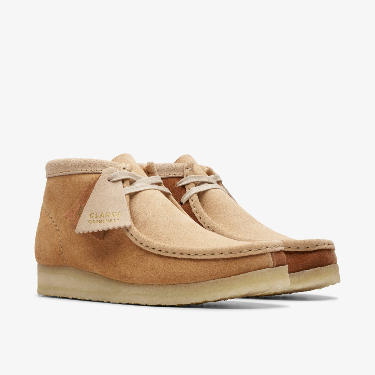 Clarks Featured / Wallabee Boot Tan Combination