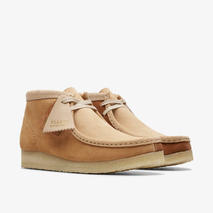 Clarks Featured / Wallabee Boot Tan Combination
