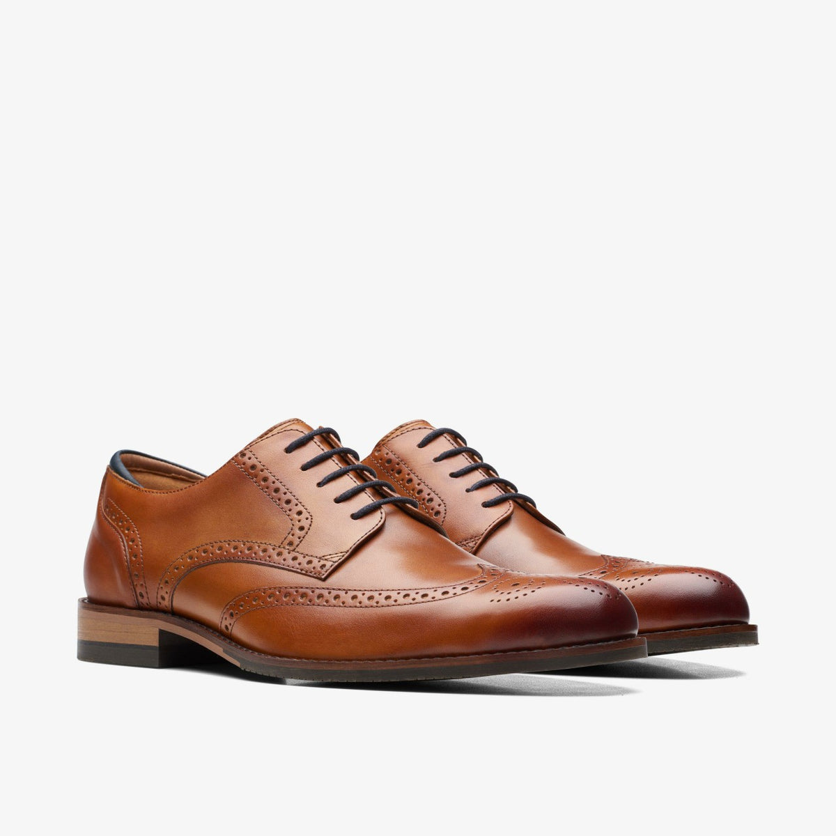 Clarks Featured / Craft Arlo Limit Brogue Tan Leather