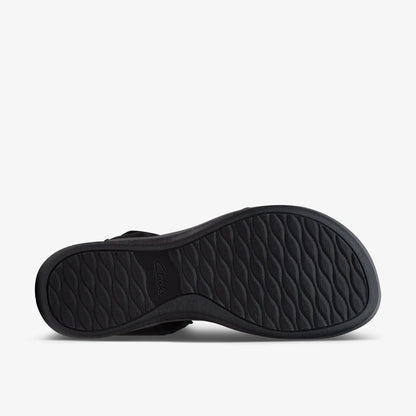 Clarks Latest / Arla Shore Black Textile