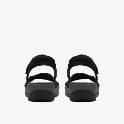 Clarks Latest / Arla Shore Black Textile