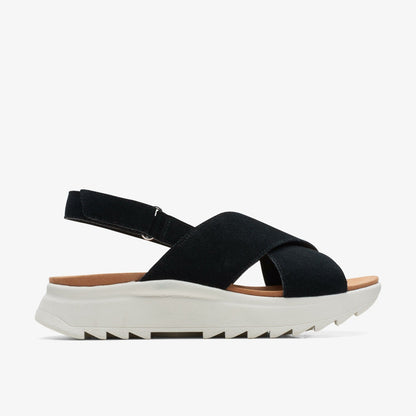 Clarks Sale / Dash Lite Wish Black Suede