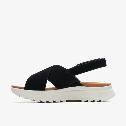 Clarks Sale / Dash Lite Wish Black Suede