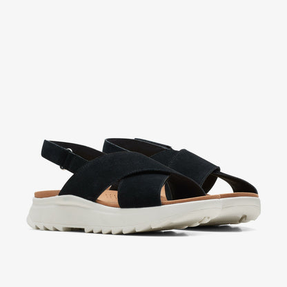 Clarks Sale / Dash Lite Wish Black Suede
