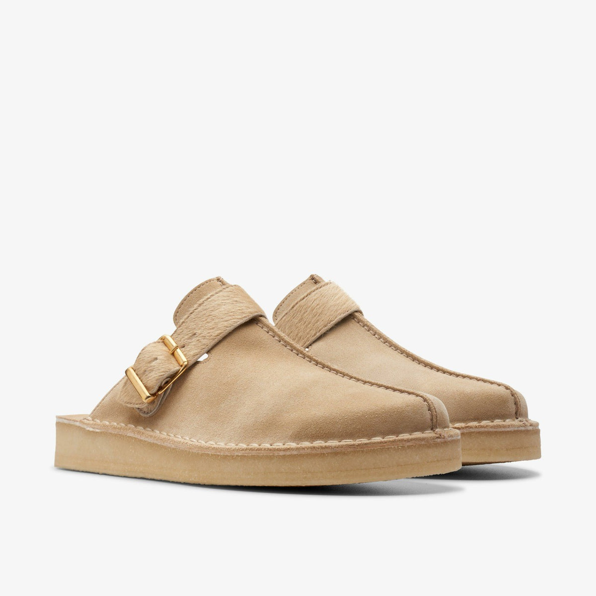 Clarks New / Trek Mule Taupe Interest