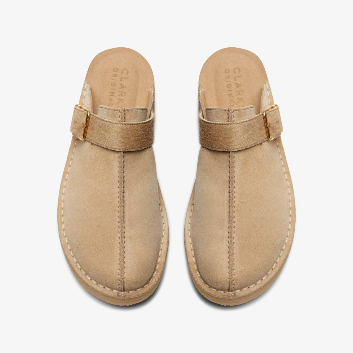 Clarks New / Trek Mule Taupe Interest