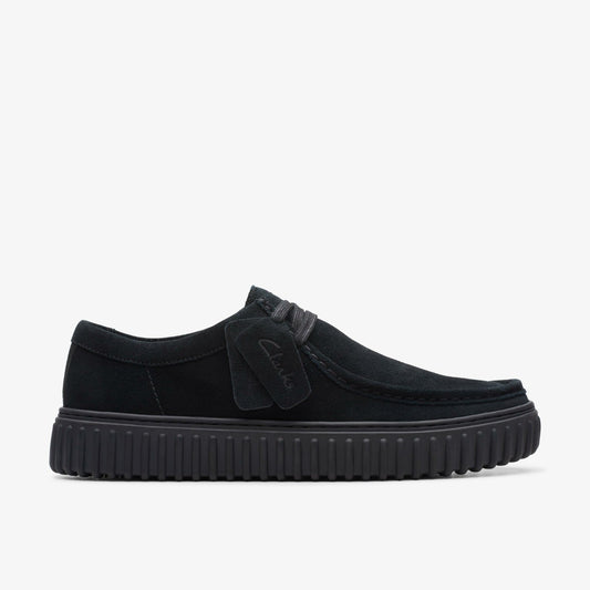 Clarks Premium / Torhill Lo Black Suede