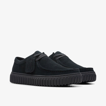 Clarks Premium / Torhill Lo Black Suede