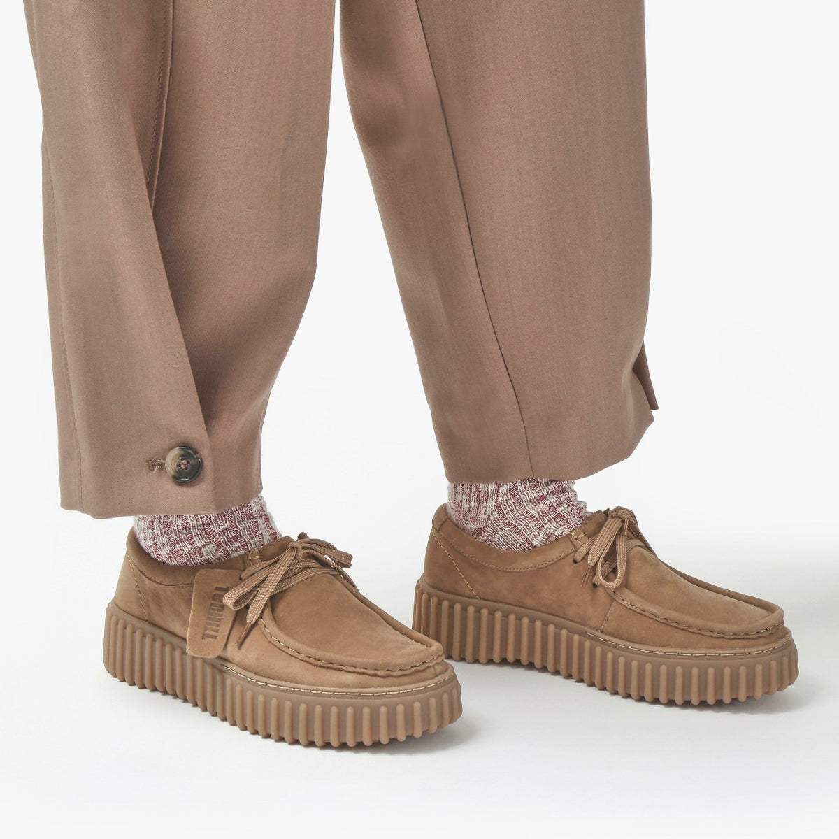 Clarks Best Price / Torhill Bee Light Tan Nubuck