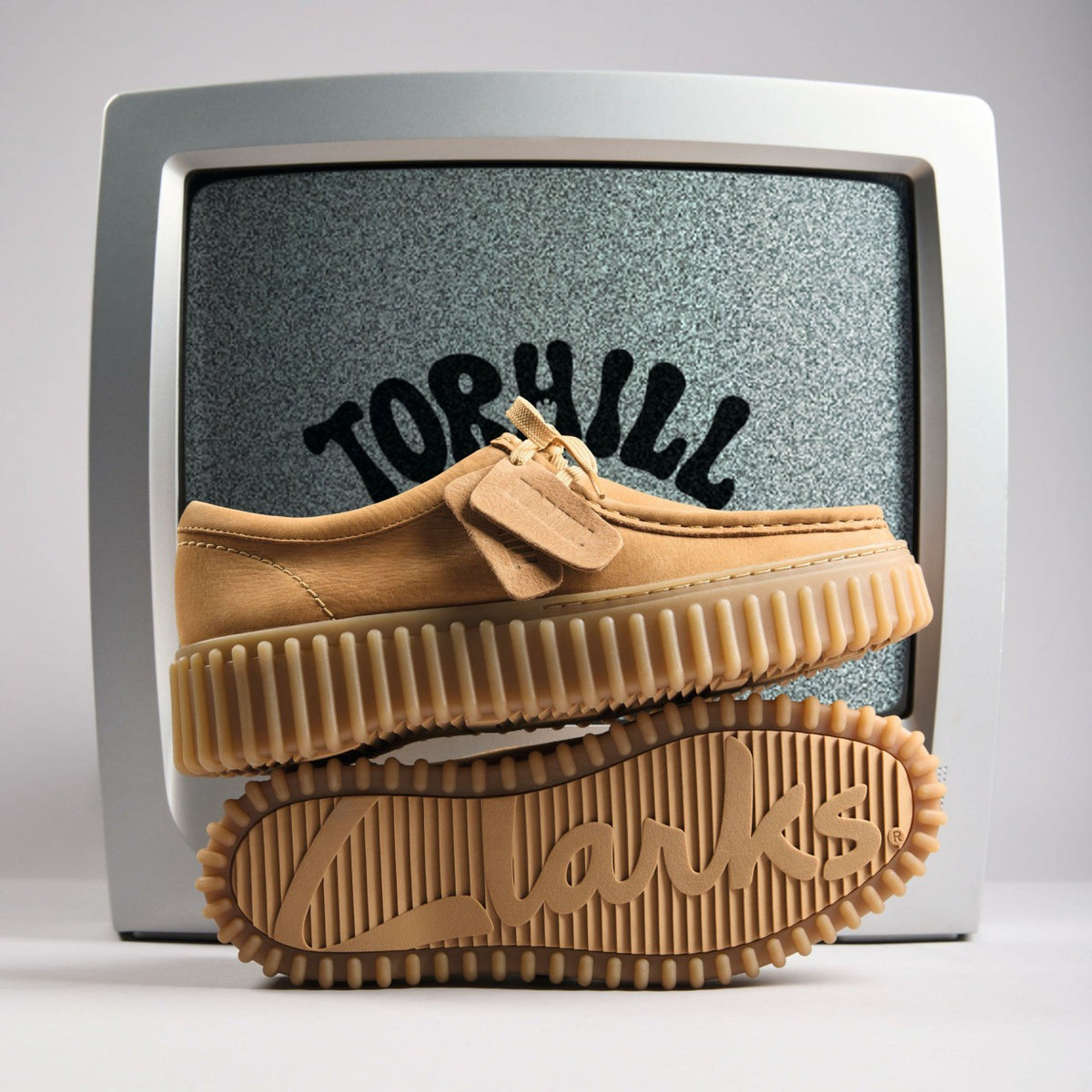 Clarks Best Price / Torhill Bee Light Tan Nubuck