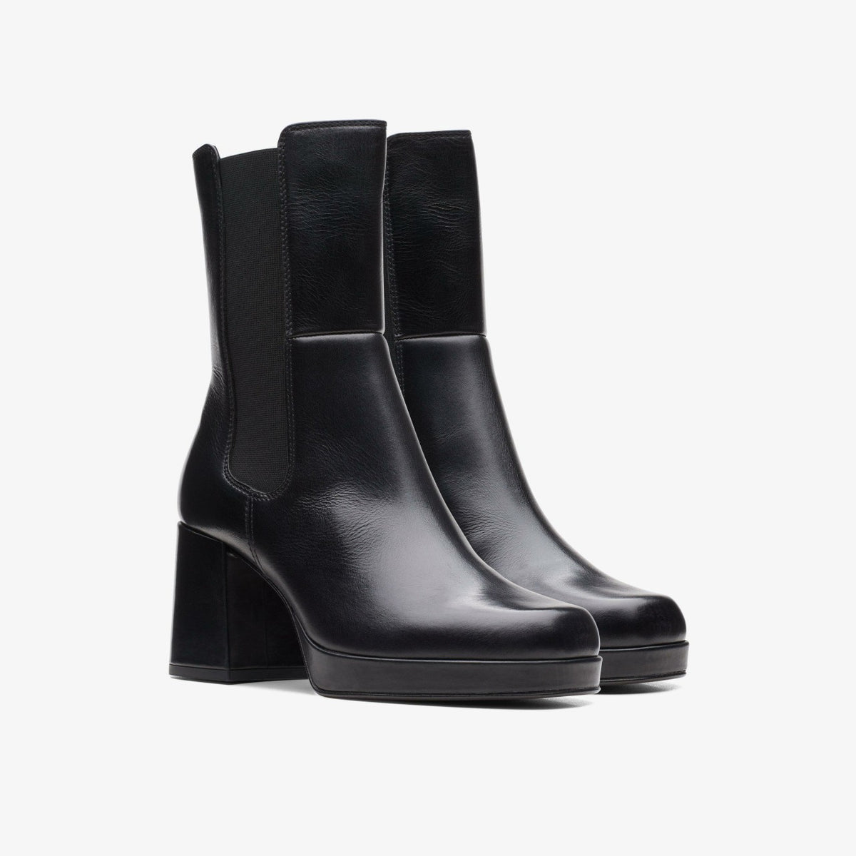Clarks Signature / Pique Up Black Leather